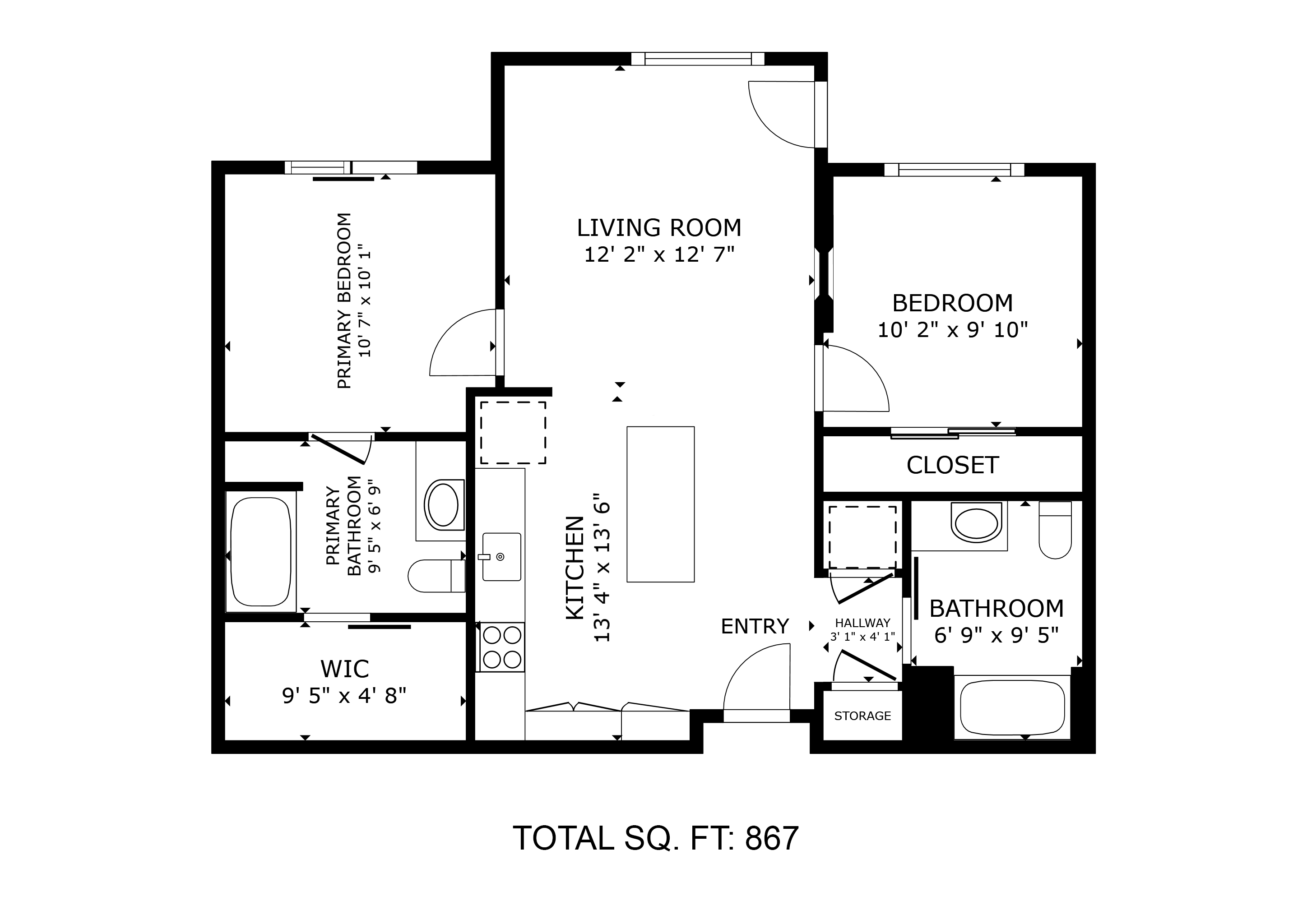 Suite A Floorplan